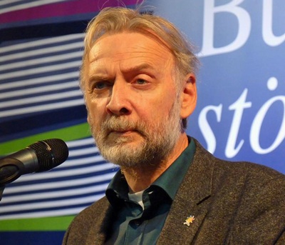 Jürgen Hardeck, Geschäftsführer des Kultursommers Rheinland-Pfalz, bei der Eröffnung der 1. Buchmesse Rheinland-Pfalz 2014 * Foto: Helmut Ruppert