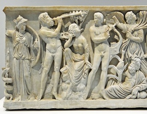 Apollo und Marsyas, Museum Louvre-Lens * Foto: Jean-Pierre Dalbéra, Wikipedia