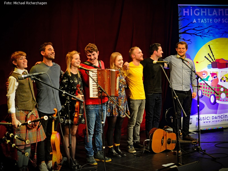 Highland Blast, alle Akteure * Foto: Michael Richerzhagen