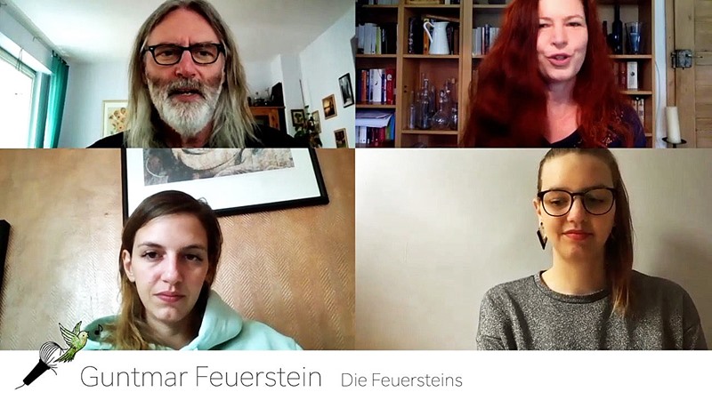 Videostill Interview mit den Feuersteins