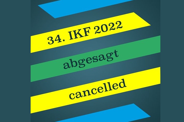 Banner IKF 2022 abgesagt